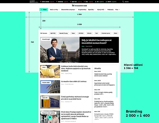 Zobrazení reklamy