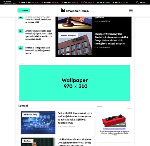 Zobrazení reklamy